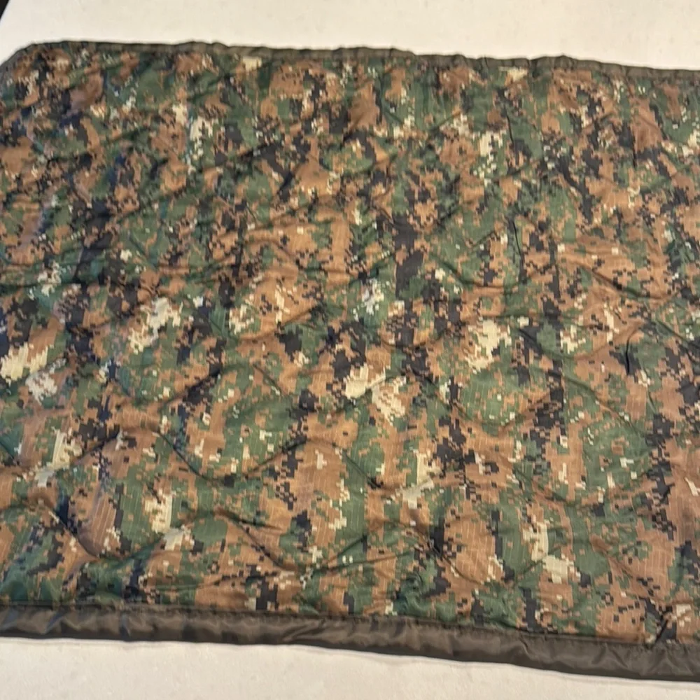 Camouflage Quilted Dog Blanket